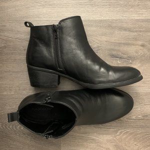 Maddison Davina Casual Boots black double side zip